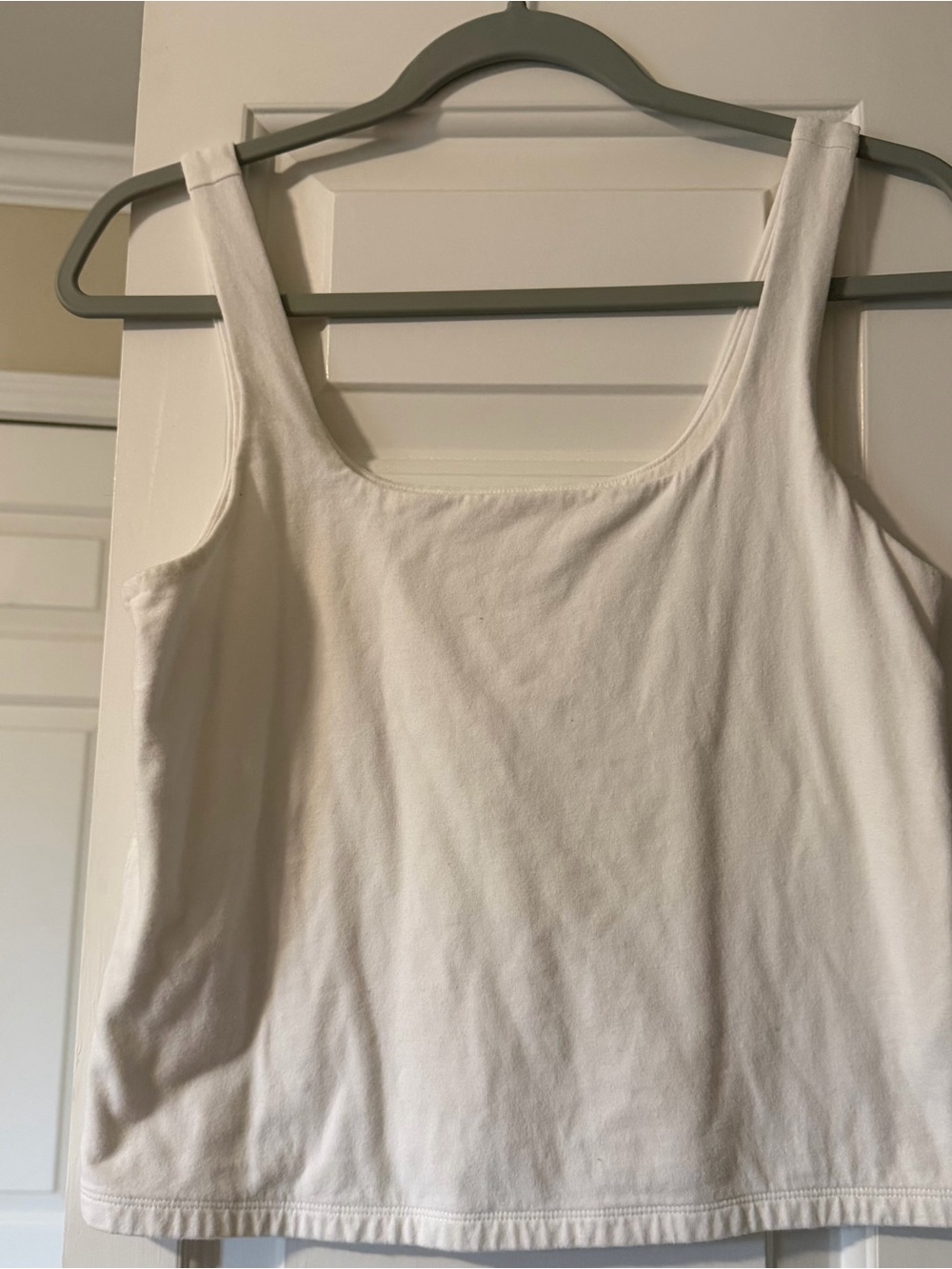 Target White Scoop Neck Tank Top